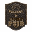 Personalized Welcome to Pub Plaque