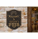 Custom Welcome to Pub Plaque Personalized With Name