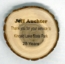 Custom Engraved Wood Log Plaque