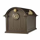 Decorative Curbside Mailbox with Monogram