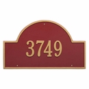 Decorative Metal Address Sign Personalized With Your House Number
