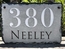 Decorative Slate Address Plaque