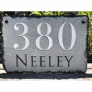 Decorative Slate Address Plaque