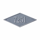 Diamond Shape House Number Sign