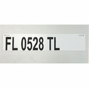 Dinghy Registration Number Plate