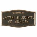 Donated By Personalized Metal Plaque