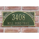 Dragonfly Address Plaque - House Number Sign - For Wall or Optional Lawn Mount