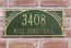 Dragonfly Address Plaque - House Number Sign - For Wall or Optional Lawn Mount