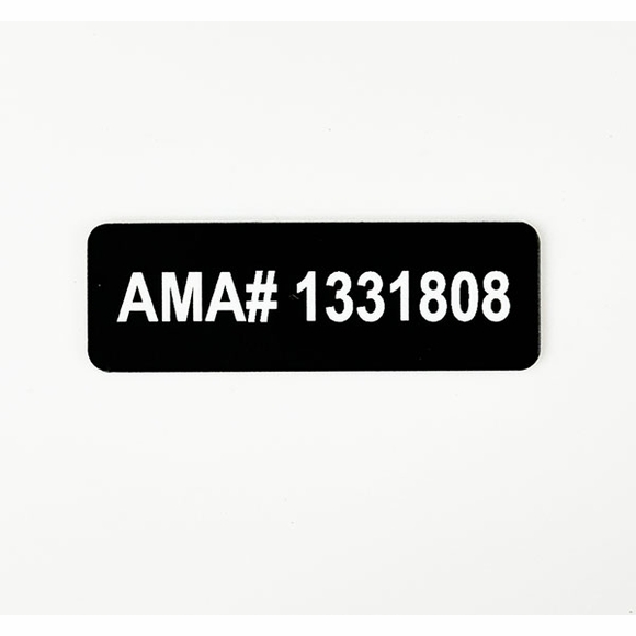 Drone AMA Number Label Set of 3