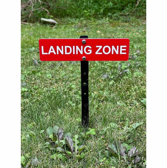 Drone Landing Zone Sign