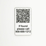 Drone QR Code Label Sticker