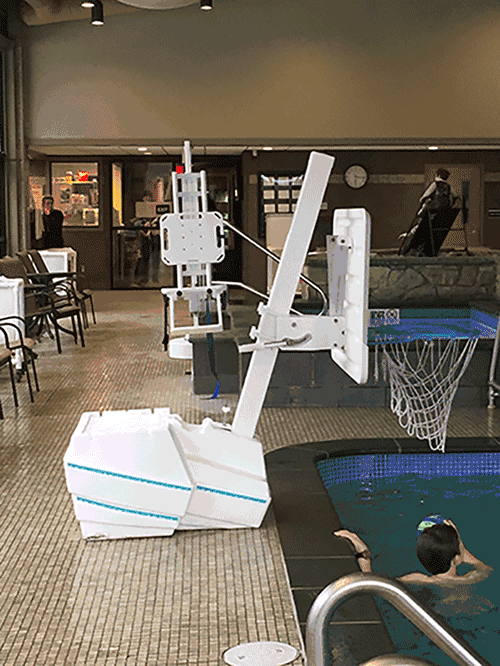 Pool Basketball Set With Vinyl Coated Stainless Steel Rim For