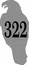 Eagle Shape Address Plaque