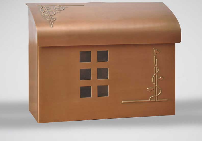 Arts & Crafts Wall Mailbox