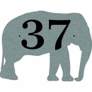 Elephant Shape Address Plaque