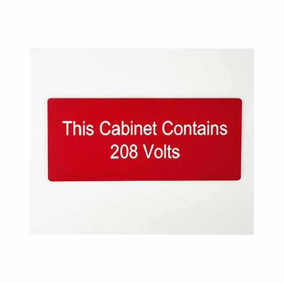 Emergency Contact Name and Number Label