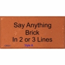 Engrave A Brick