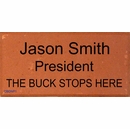 Engraved Brick Desk Name Plate