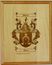 Engraved Coat of Arms Plaque - Family Name Crest