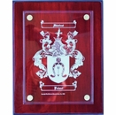 Engraved Coat of Arms Plaque
