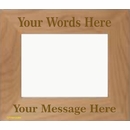 Engraved Custom Message Picture Frame