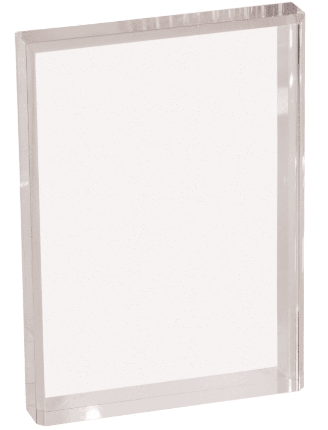 Engraved Gift Block For Poem, Message, Retirement, Award, I Love You