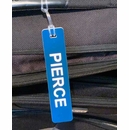 Engraved Luggage Tag, Reserved Chair Label, Custom Marker