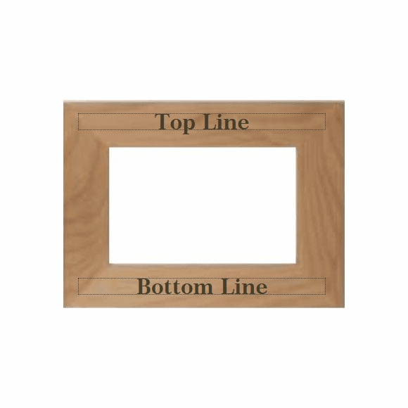 Engraved Picture Frame for 5x7 Photo