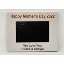 Engraved Picture Frame Whitewashed For 4x6 Photo