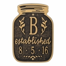 Established Date Sign - Mason Jar Wedding Plaque