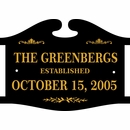 Established Plaque - Personalized Sign For Wedding Date or Other Custom Message