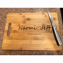 Established Year Cutting Board Gift - Wedding, Engagement, Anniversary, Couples