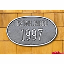 ESTABLISHED Year Sign - Custom Metal Plaque
