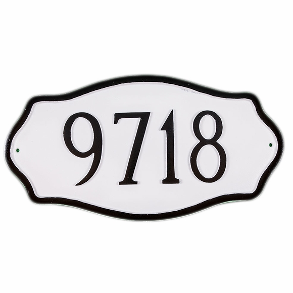 Estate Size House Number Sign - Large Address Plaque