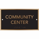 Etched Sign With ADA Braille Option - Custom Plaque