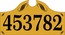 Large Address Plaque - Decorative Monument Style House Address Number Sign With One or Two Lines