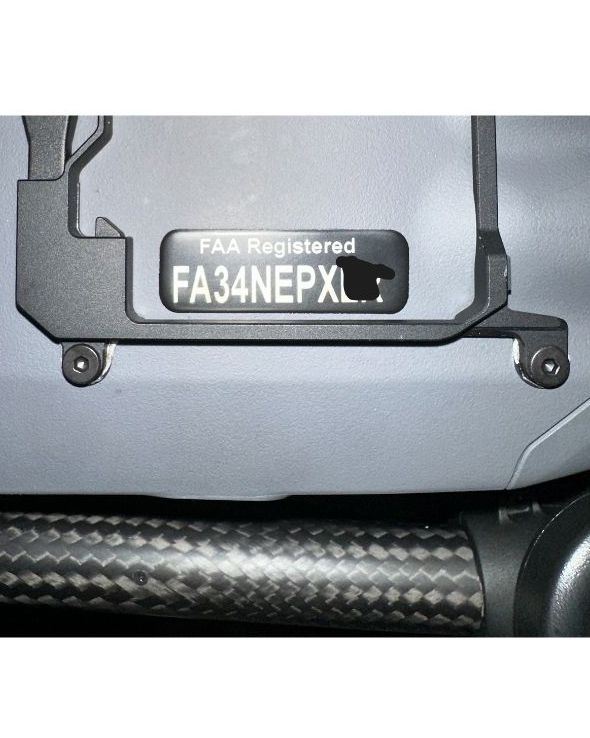 FAA Drone Registration Number Label, If Found Please Call Phone Number ...