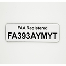 FAA Drone Registration Number Sticker Large Set of 3