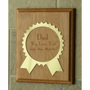 Father's Day Personalized Award Ribbon Plaque