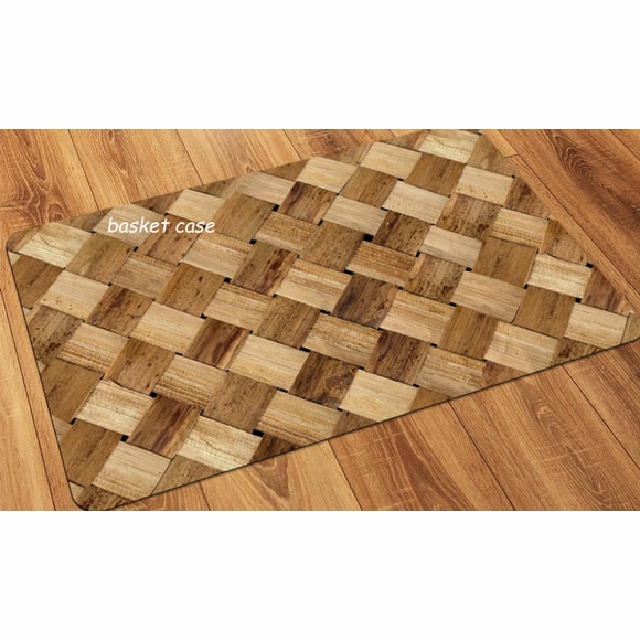 Faux Flooring Printed Wood Floor Mat