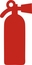 Fire Extinguisher Sign - Set of 3 Stick On Signs - Silhouette Image For Boats, Homes, etc.