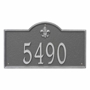 Fleur de Lis Address Plaque - House Number Sign