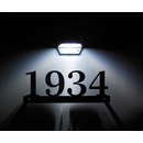 Floating House Number Address Sign with Solar Light