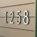 Floating Modern House Address Number