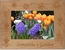 Custom Engraved Flower Garden Personalized Picture Frame for Gardeners