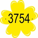 Flower Shape Address Plaque