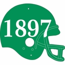 Football Helmet Shape Address Plaque