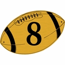 Football Shape Address Plaque