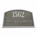Full Arch Address Plaque
