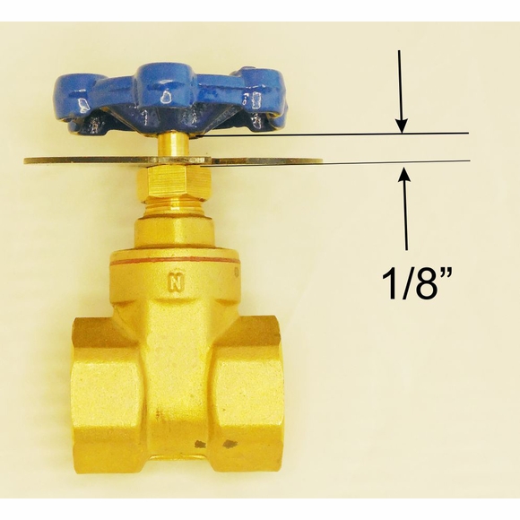Gate or Globe Valve Turn Direction Indicator - ON OFF, OPEN CLOSE, FAST ...